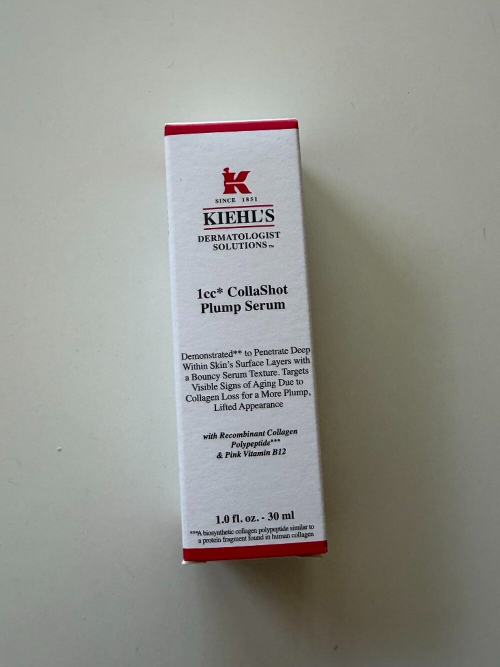 NWT Kiehl's Icy CollaShot Plump Serum